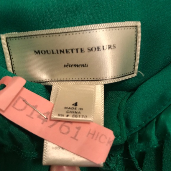 Moulinette Soeurs Anthropologie Chiffon Dress 4 - Picture 2 of 4